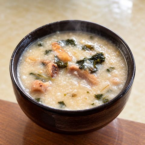 「冷凍商品」菜乾排骨粥(干し白菜とスペアリブのおかゆ)450g