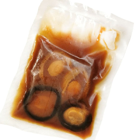 「冷凍商品」鮑魚炆冬菇(鮑と椎茸のブラウンソース煮込み)