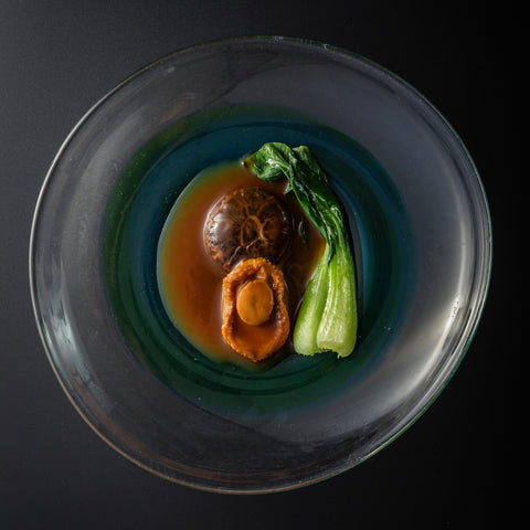 「冷凍商品」鮑魚炆冬菇(鮑と椎茸のブラウンソース煮込み)