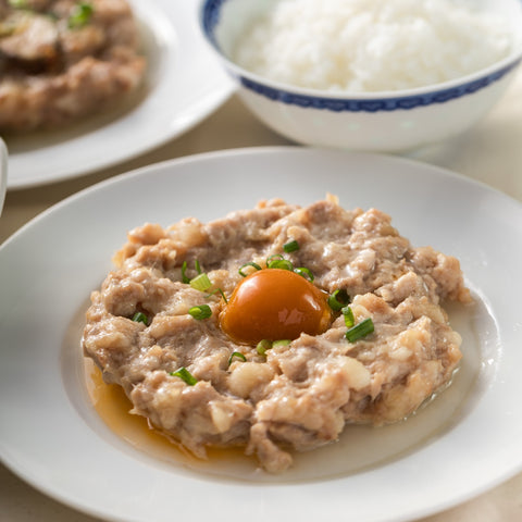 「冷凍商品」咸蛋肉餅(塩卵風味のハンバーグ)180g