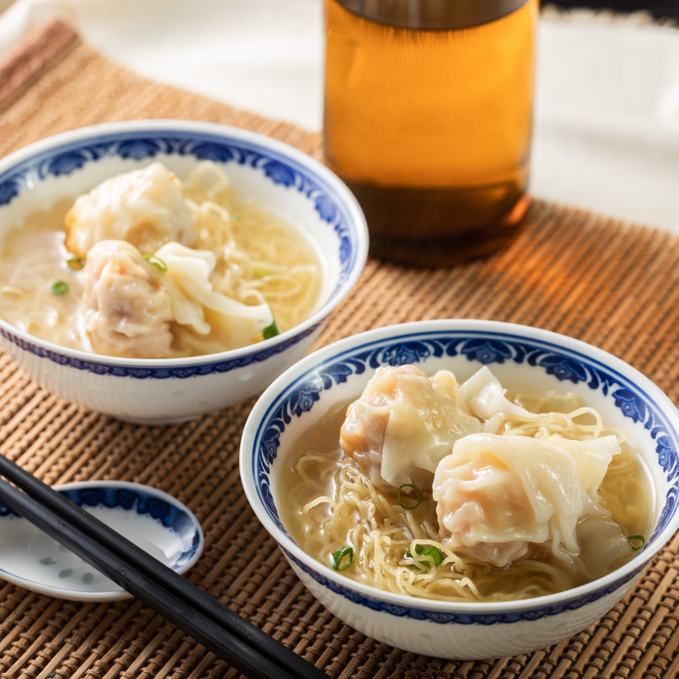 冷凍商品」香港文記雲呑麺 （ワンタンメン）4人前セット – Yonechiku